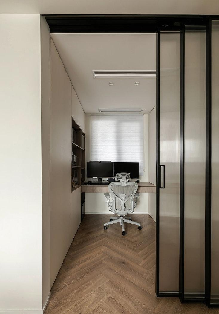 奶油现代风温馨小户型设计-42