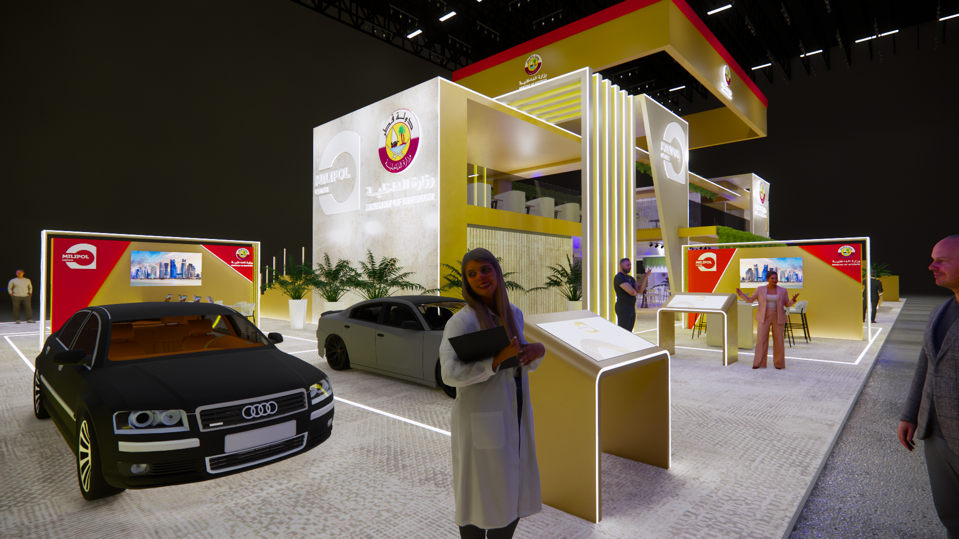 ministry of interior qatar,exhibition,event,booth-9