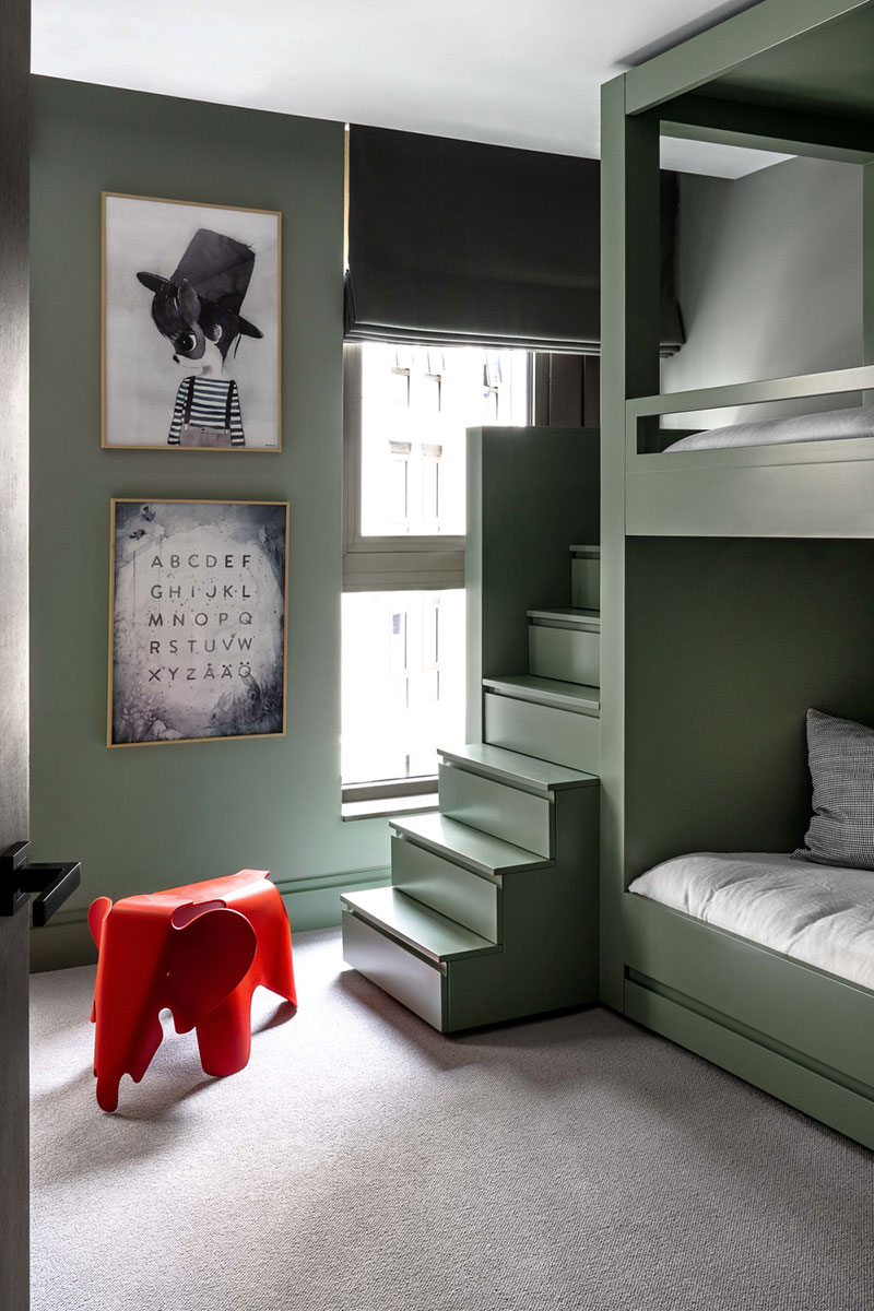 伦敦时尚设计师优雅现代公寓-13