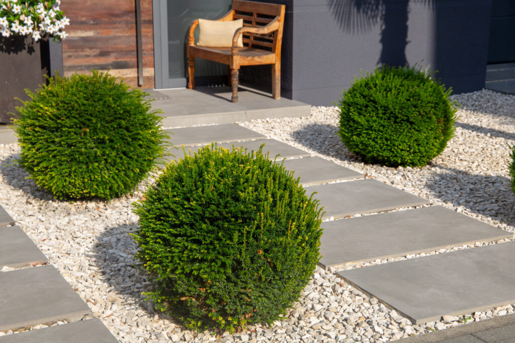 各类风格的砾石花园设计-65