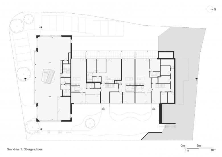 Architektur Staehelin, Gisin + Partner AG丨Mehrfamilienhaus und Bürogebäude am Eiweg丨瑞士-21