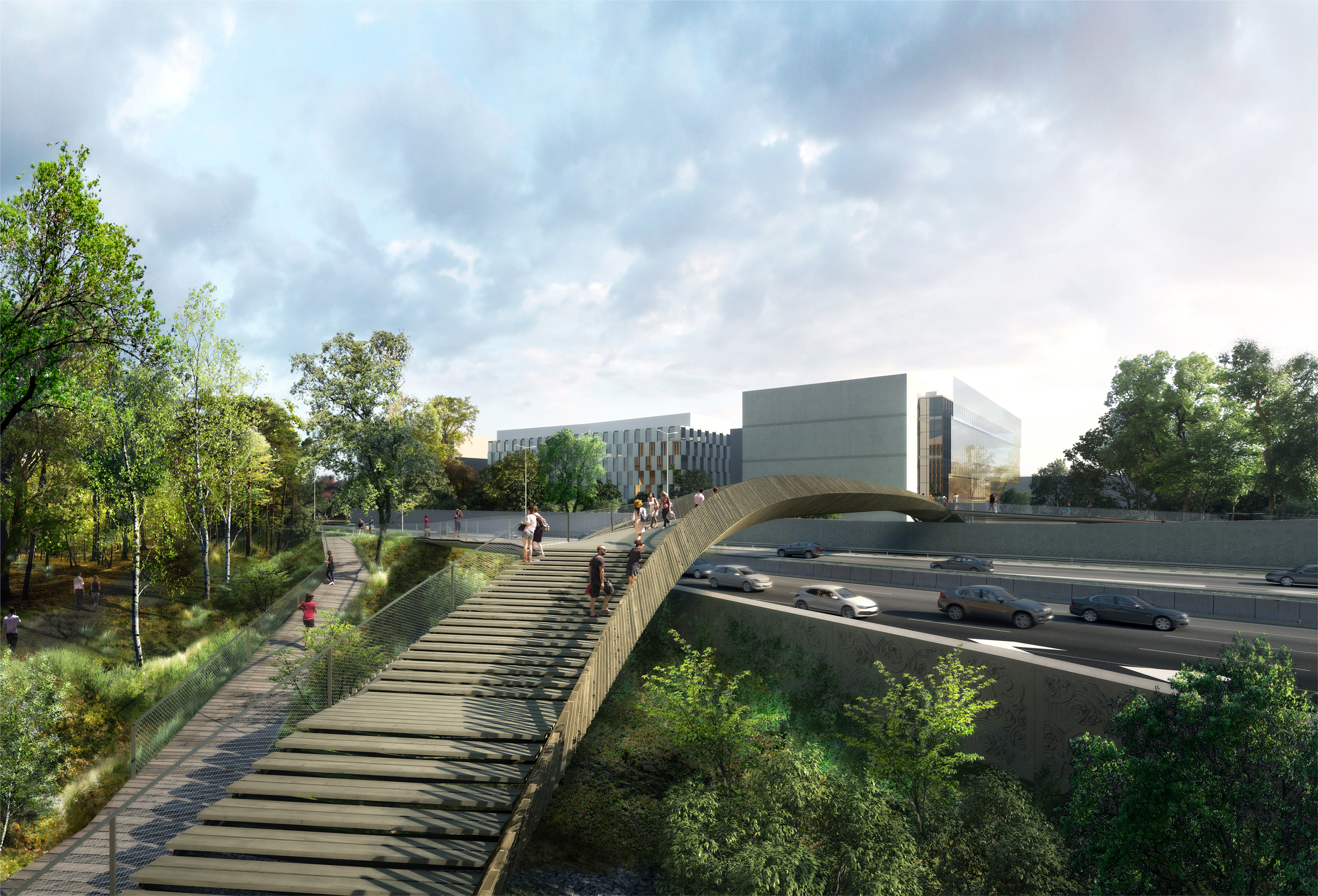 Footbridge over the boulevard périphérique | DVVD-23