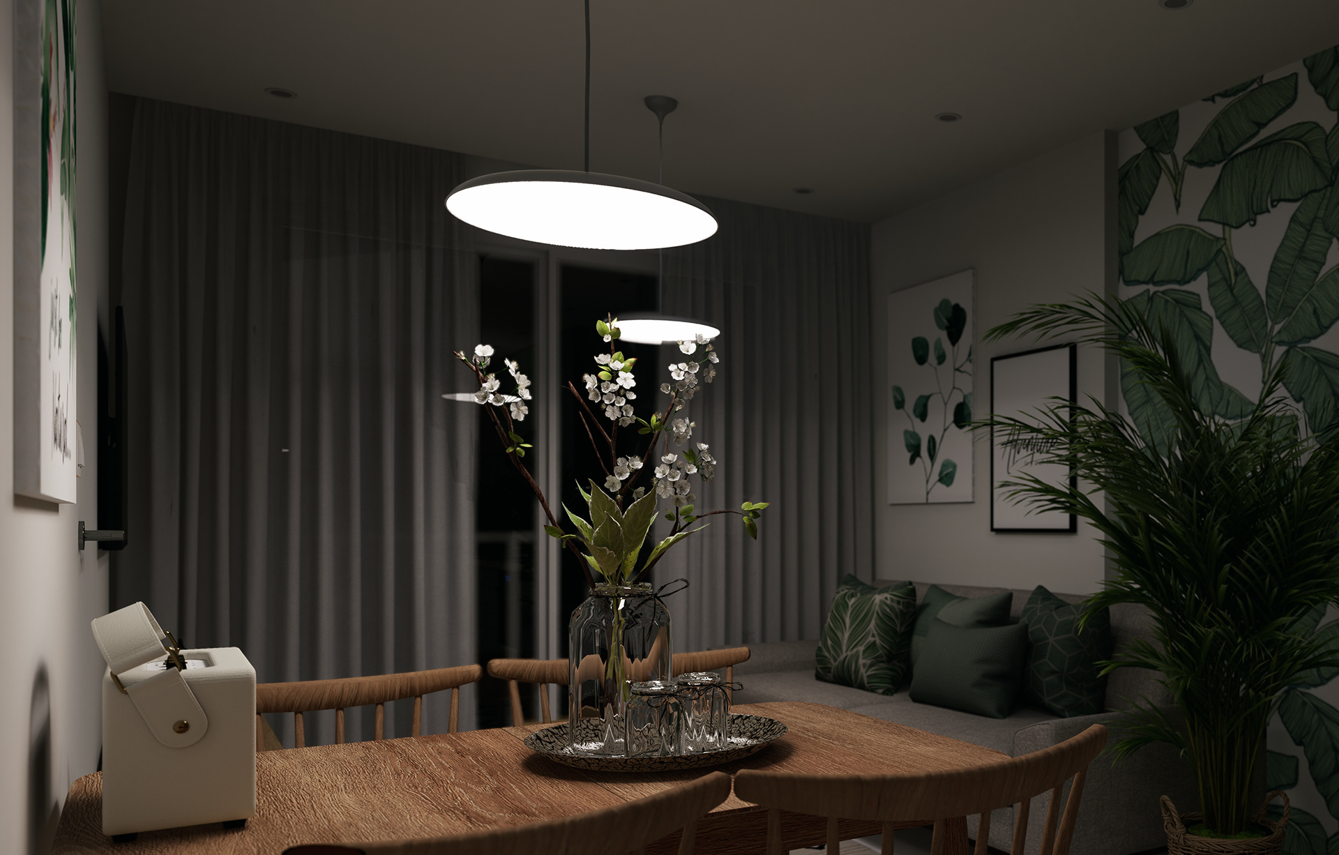 Green living area-2