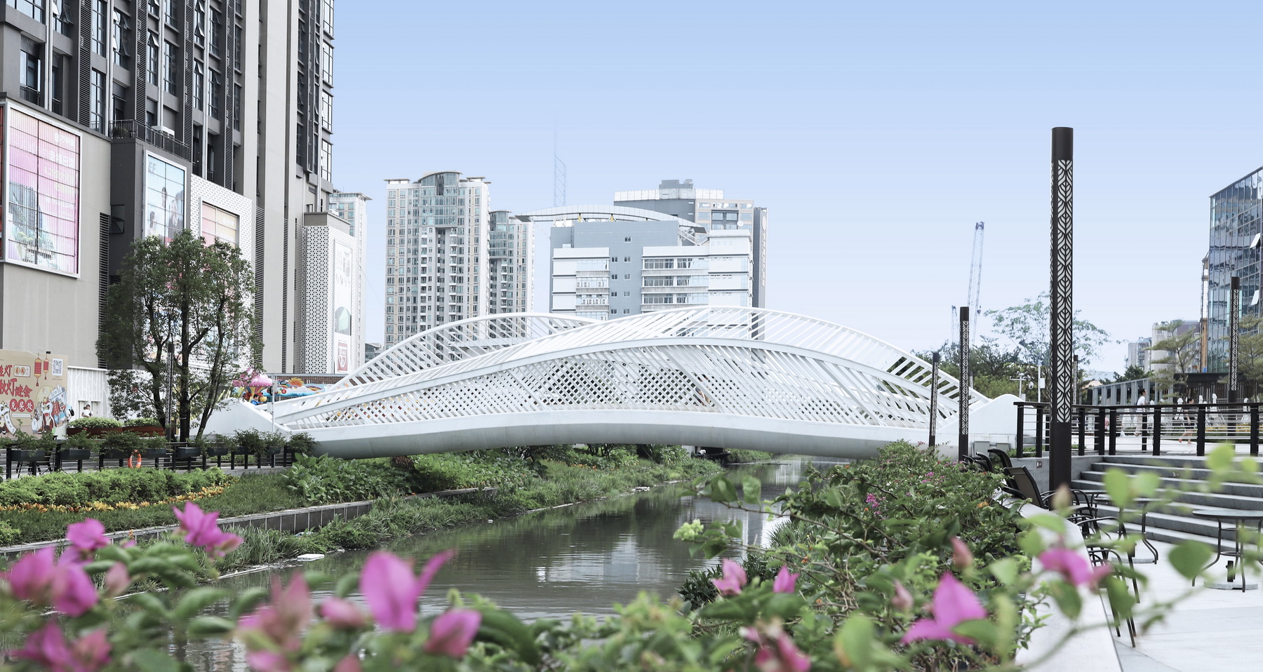  黑白灰建筑空间摄影丨基盛万科中央公园-虹之桥 摄影作品 丨中国广东-2