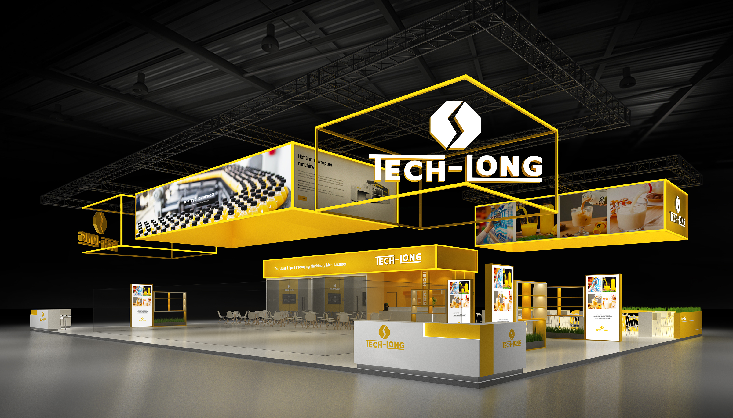 达意隆  2025 年德国 DRINKTEC 展展台设计-8