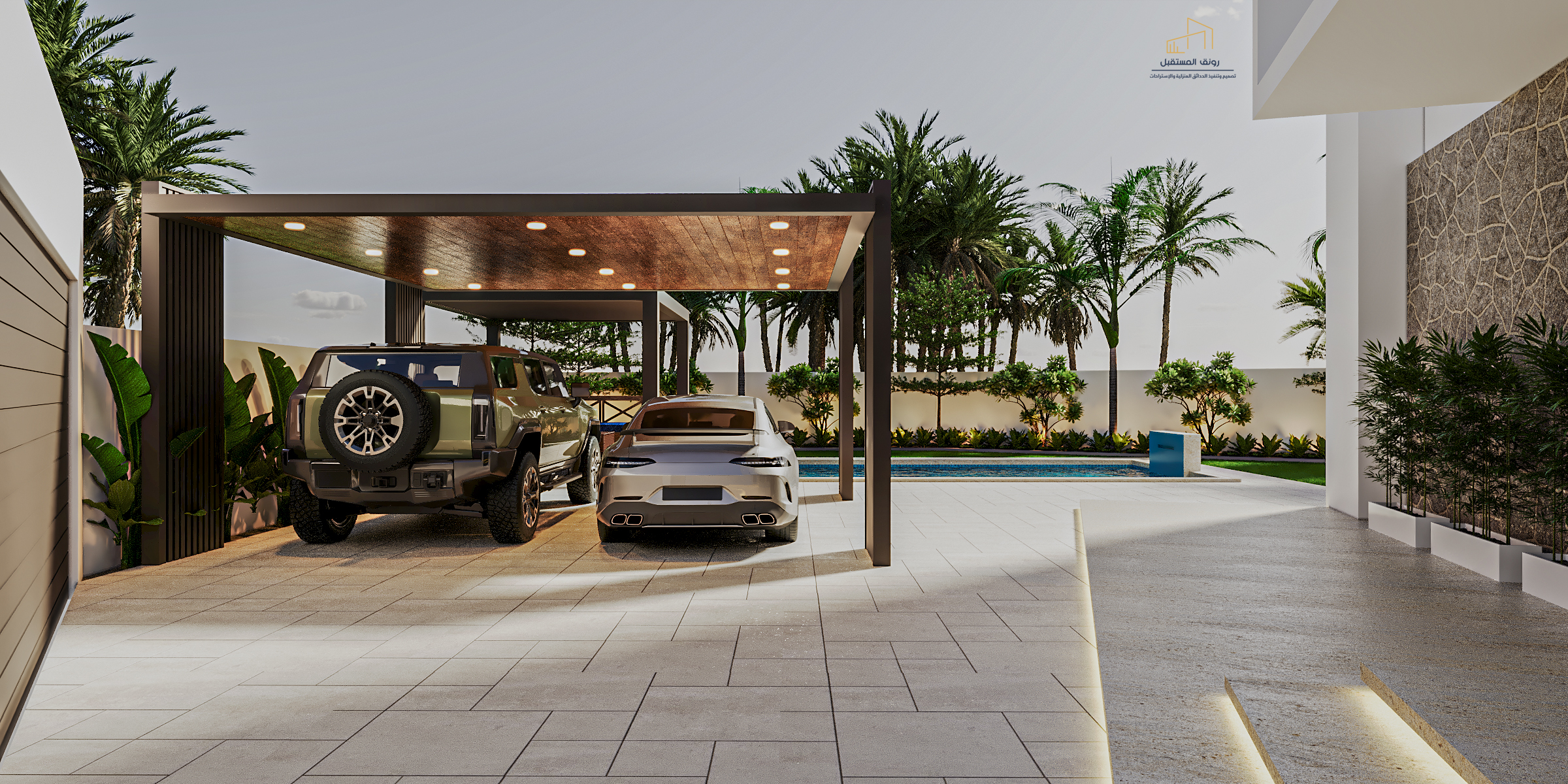 VILLA LANDSCAPE DESIGN WORK, MUSCAT-5