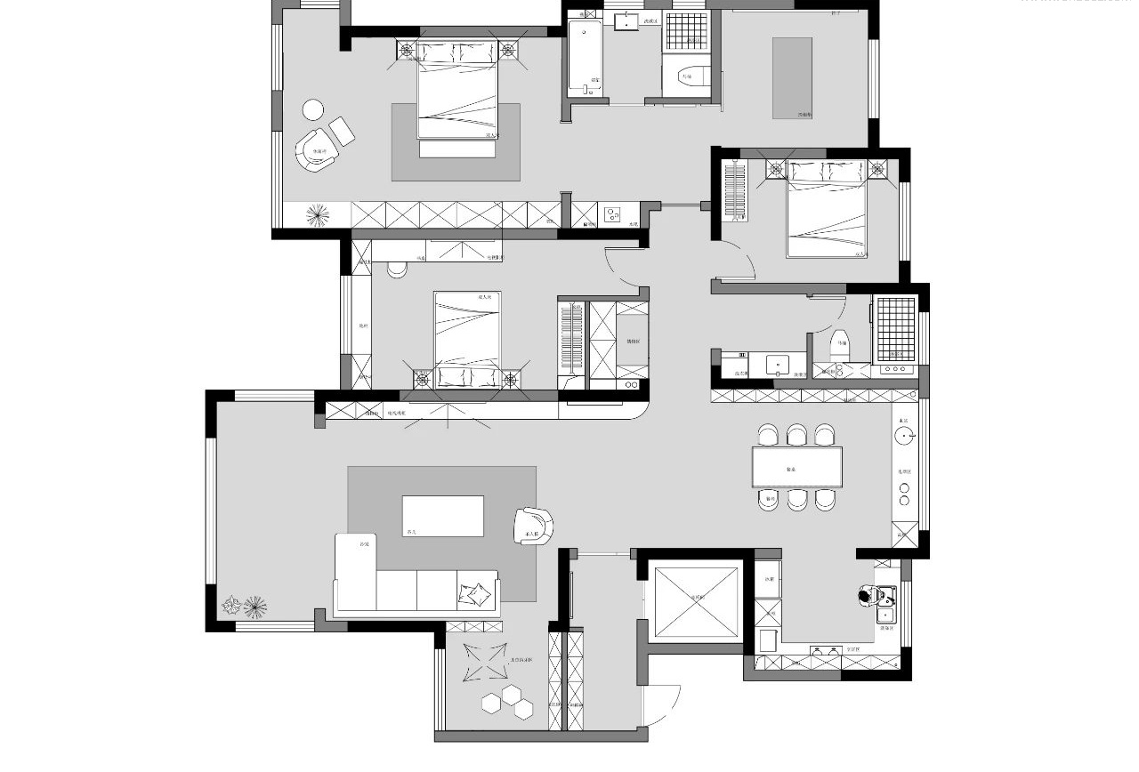 现代轻奢新生,温暖冬日家园丨中国上海丨尚成设计-54