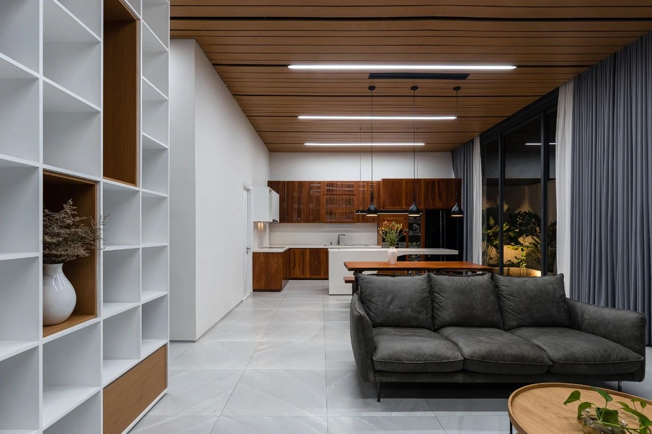 在屋顶盖一座公园,越南450㎡错层别墅!-40