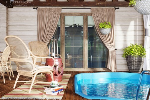 列宁格勒州尤基村猎人别墅室内设计项目-18