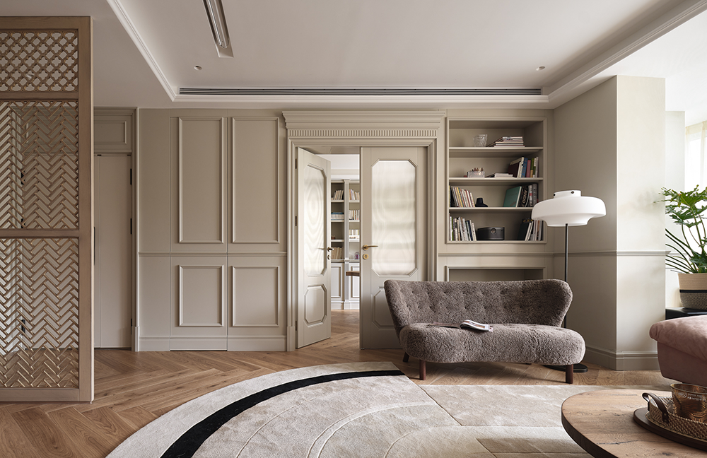 法式复古清新浪漫舒适自然风住宅设计丨中国上海丨上海示觉室内设计事务所-22