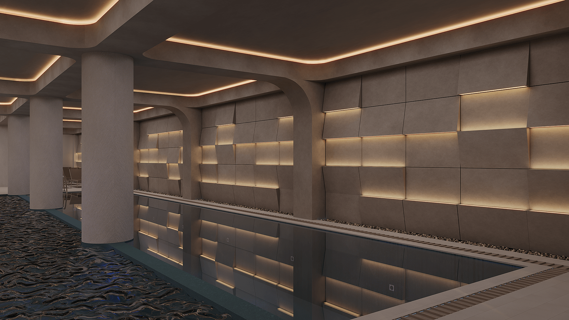 室内泳池及花园区域设计丨亚美尼亚丨Vana Setrakian-3