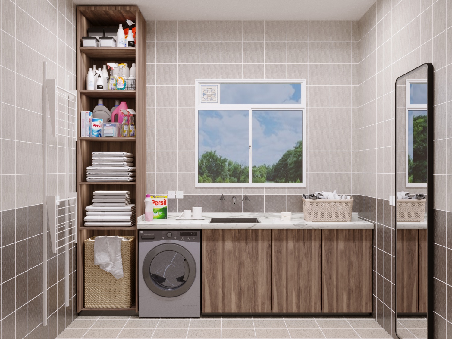 Modern Laundry room-1