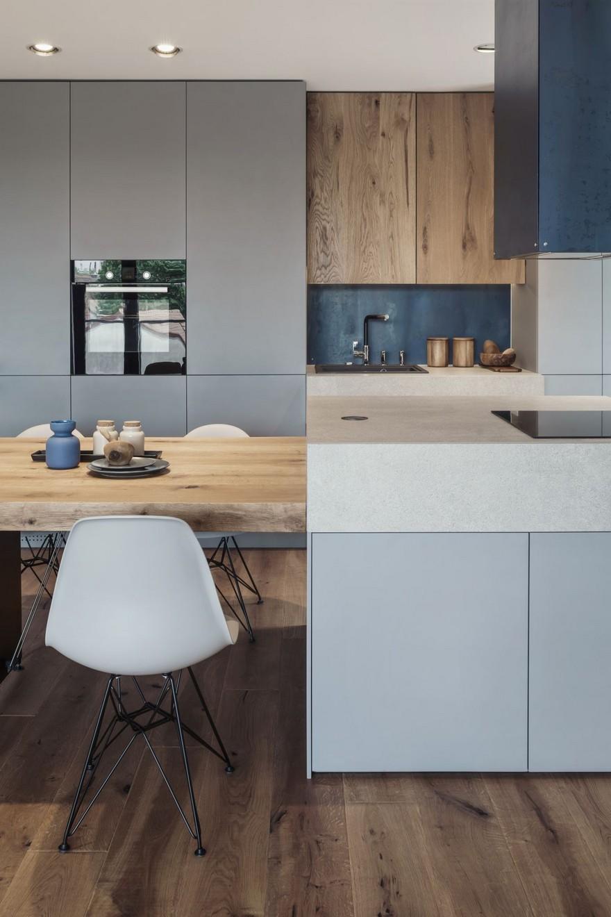 Elegant Interior With Industrial Elements: RS Apartment by Studio 1408-16