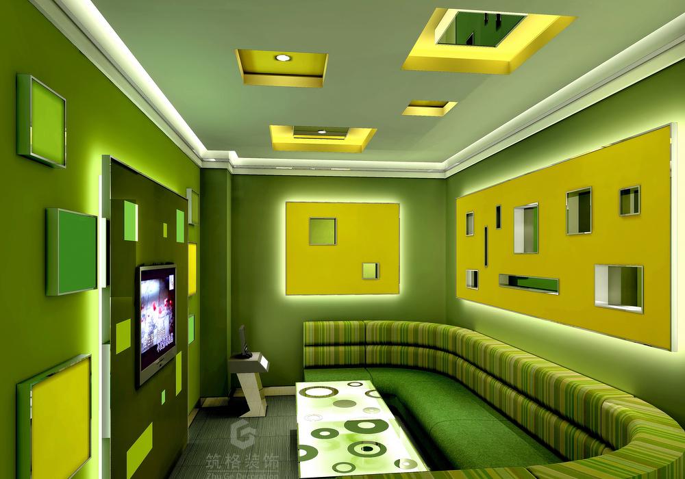 贵阳量版式KTV设计装修-4