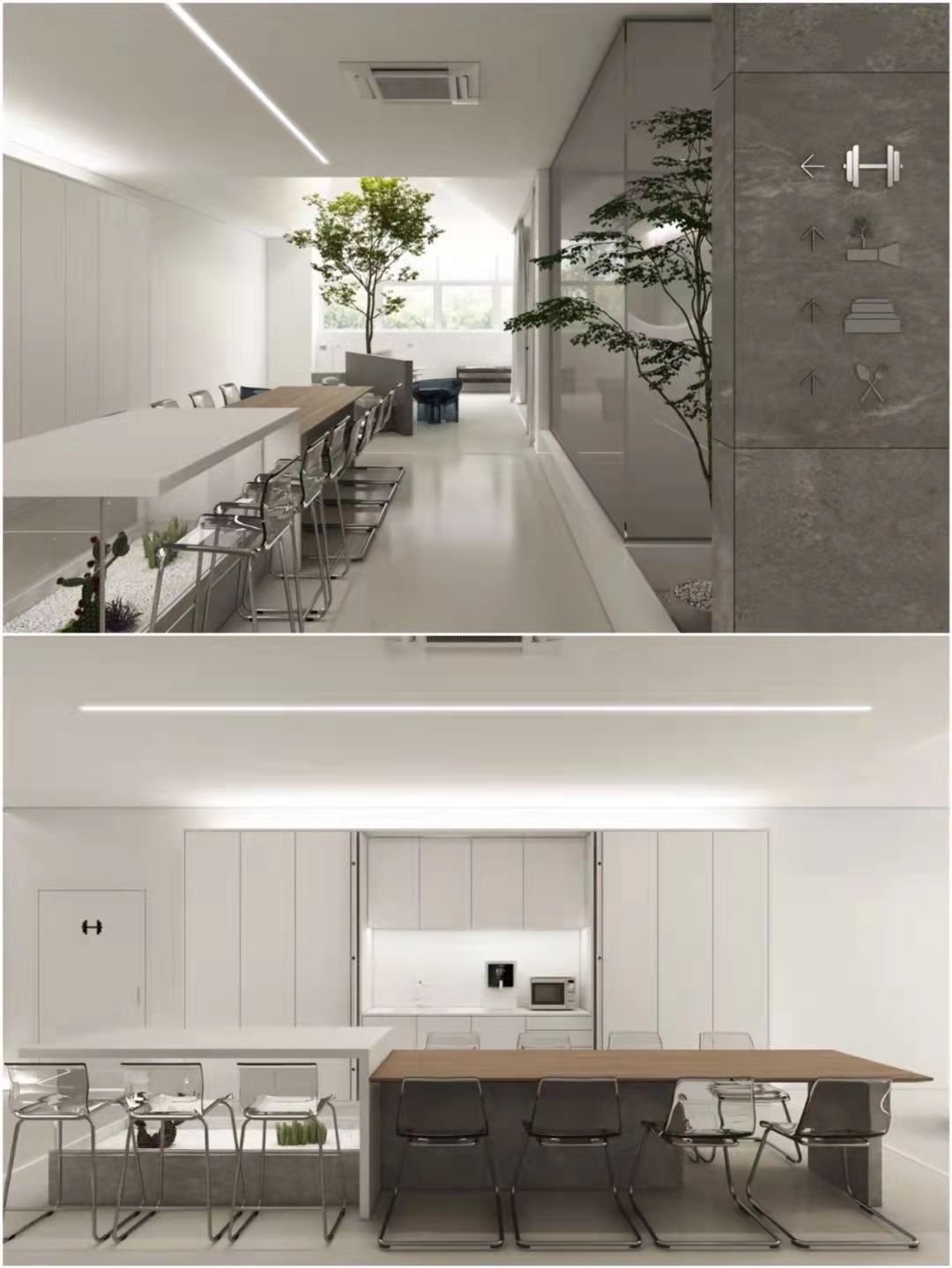 净与静美学的极简风办公室设计-10