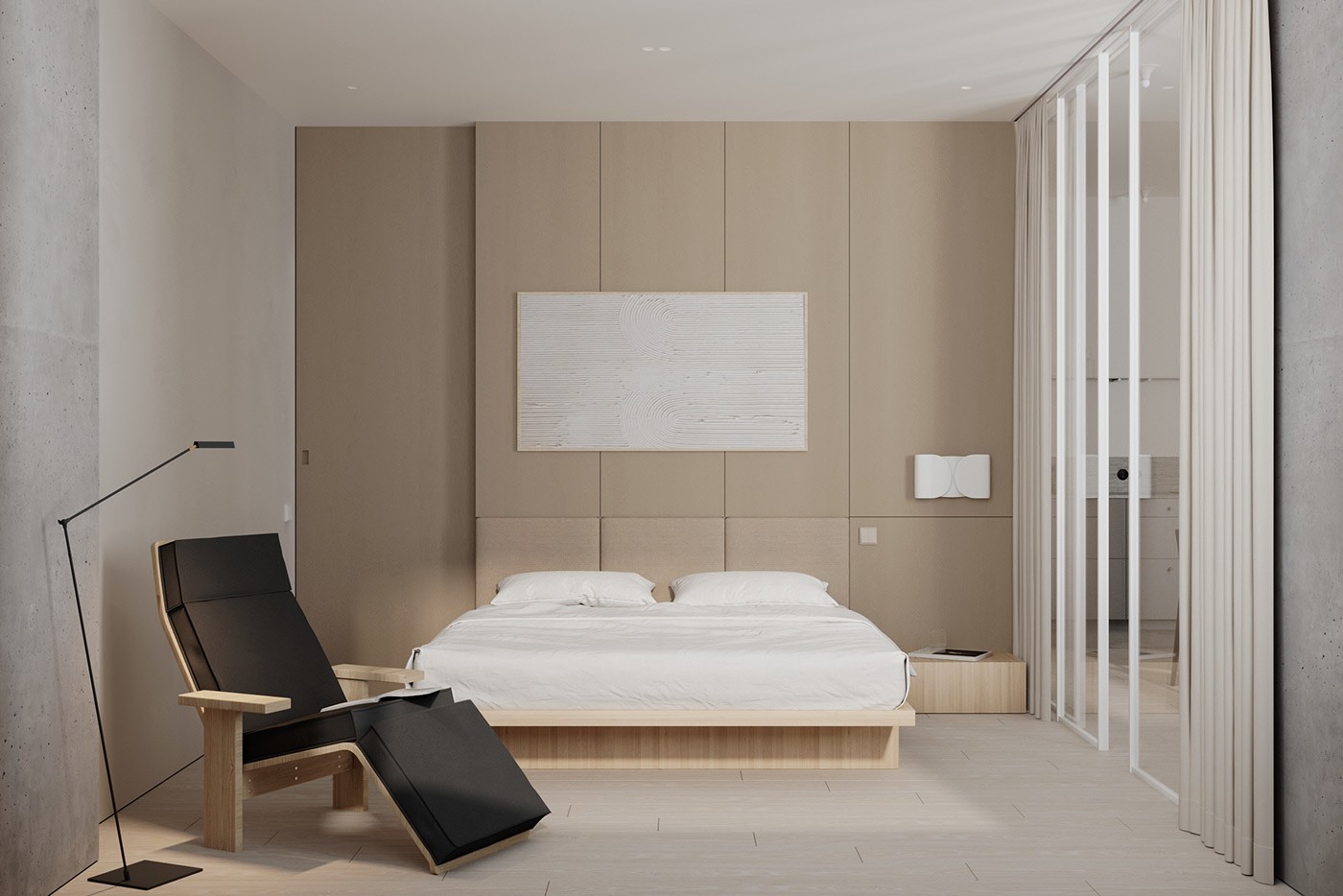 灰色系小空间公寓设计 温润、质朴的美学！-17