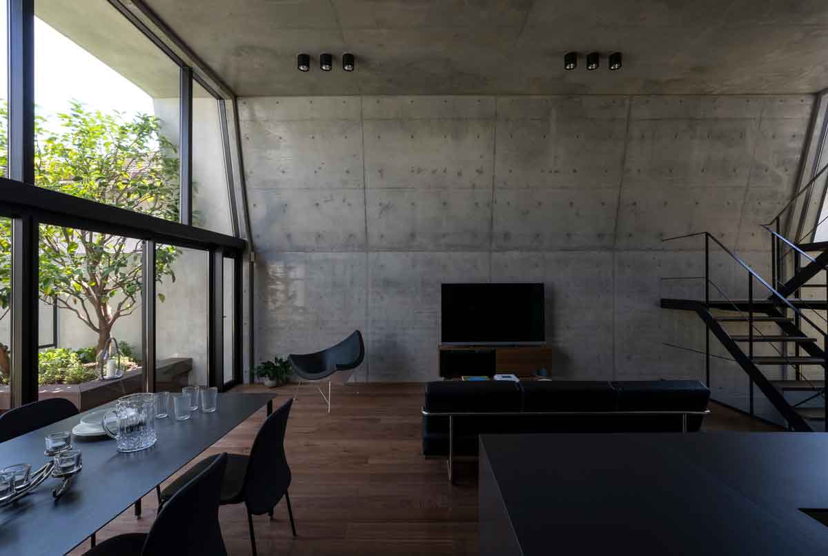 Concrete Shell House 混凝土壳住宅丨IKAWAYA Architects-36