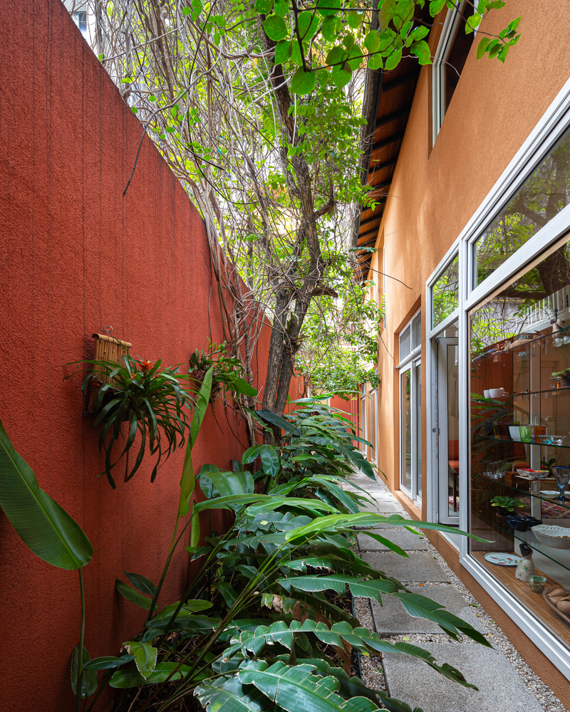 巴西 Vila Madalena 小屋绿色翻新-32