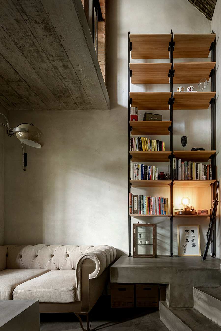 89㎡奇葩户型变身双层别墅丨墨菲空间研究社-16