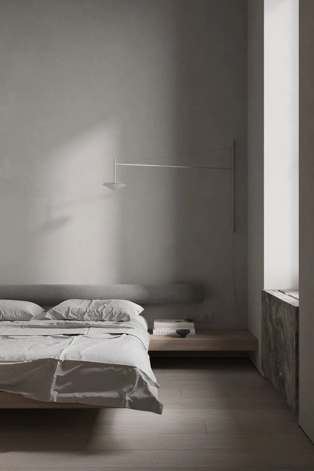 盐系简约,静美!灰白木色打造宁静家居空间丨星艺装饰广州总部-40