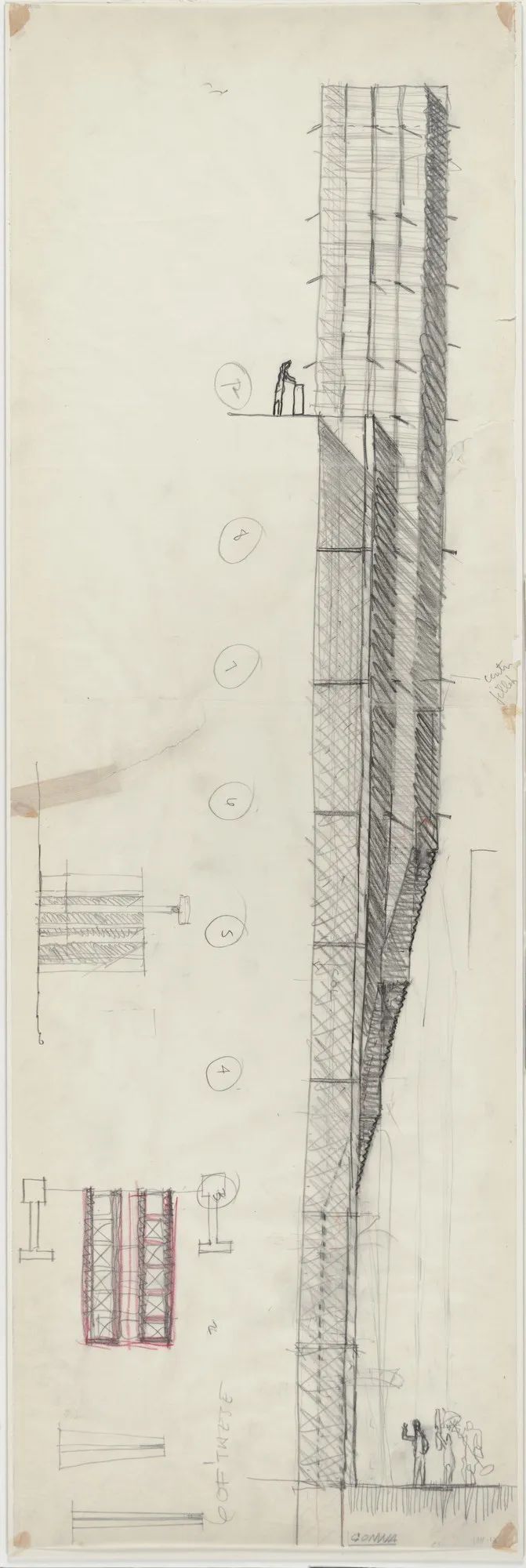 路易斯·康的建筑绘画-36