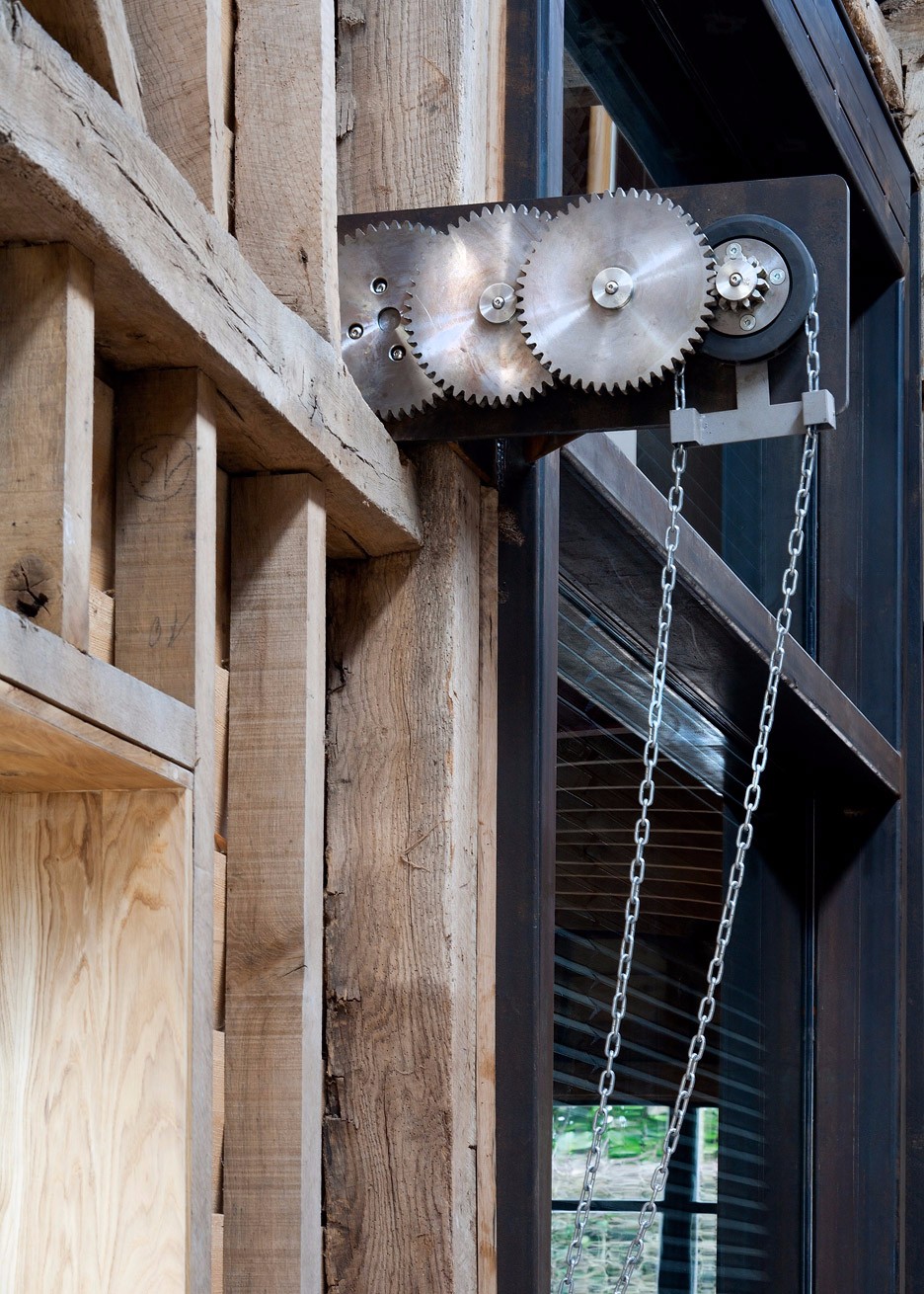 18世纪谷仓改造的，历史农业建筑风格的私人住宅-4