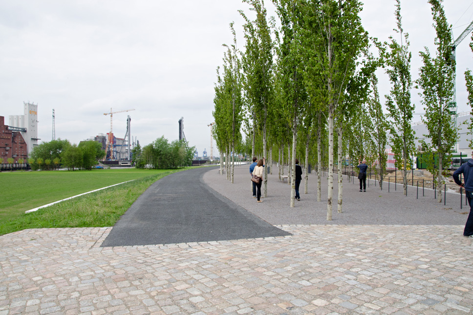 休闲道路公园Reiherstiegknie Hamburg-Wilhelmsburg-2