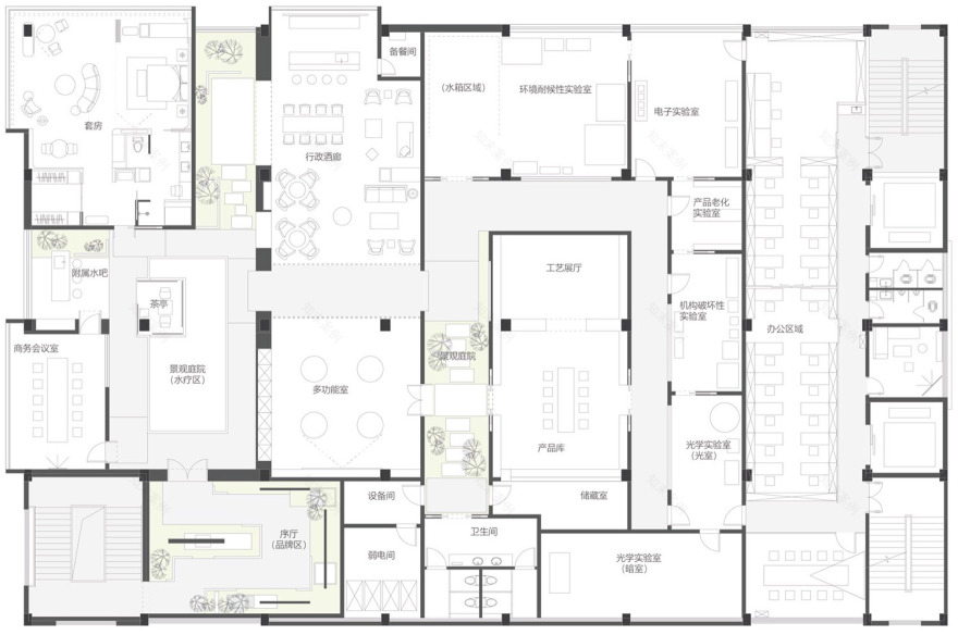 艾罗照明南沙创新工厂(红砖艺术酒店)丨中国广东丨加减智库建筑设计事务所-201
