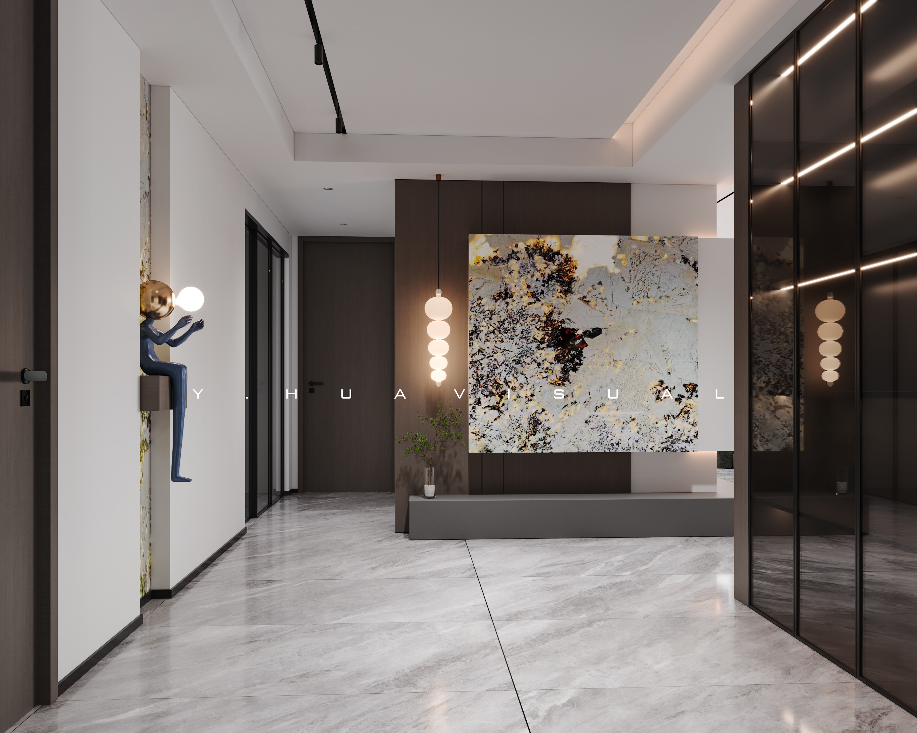 乙画视觉｜现代风｜大平层-3