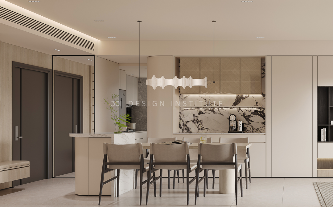 广州东风广场现代简约平层住宅丨中国广州丨301 设计研究所-17