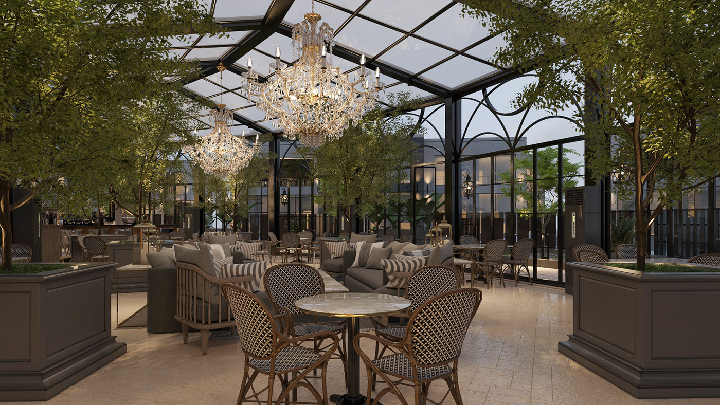 乐卡菲餐厅丨NINETR DESIGN HOUSE-13