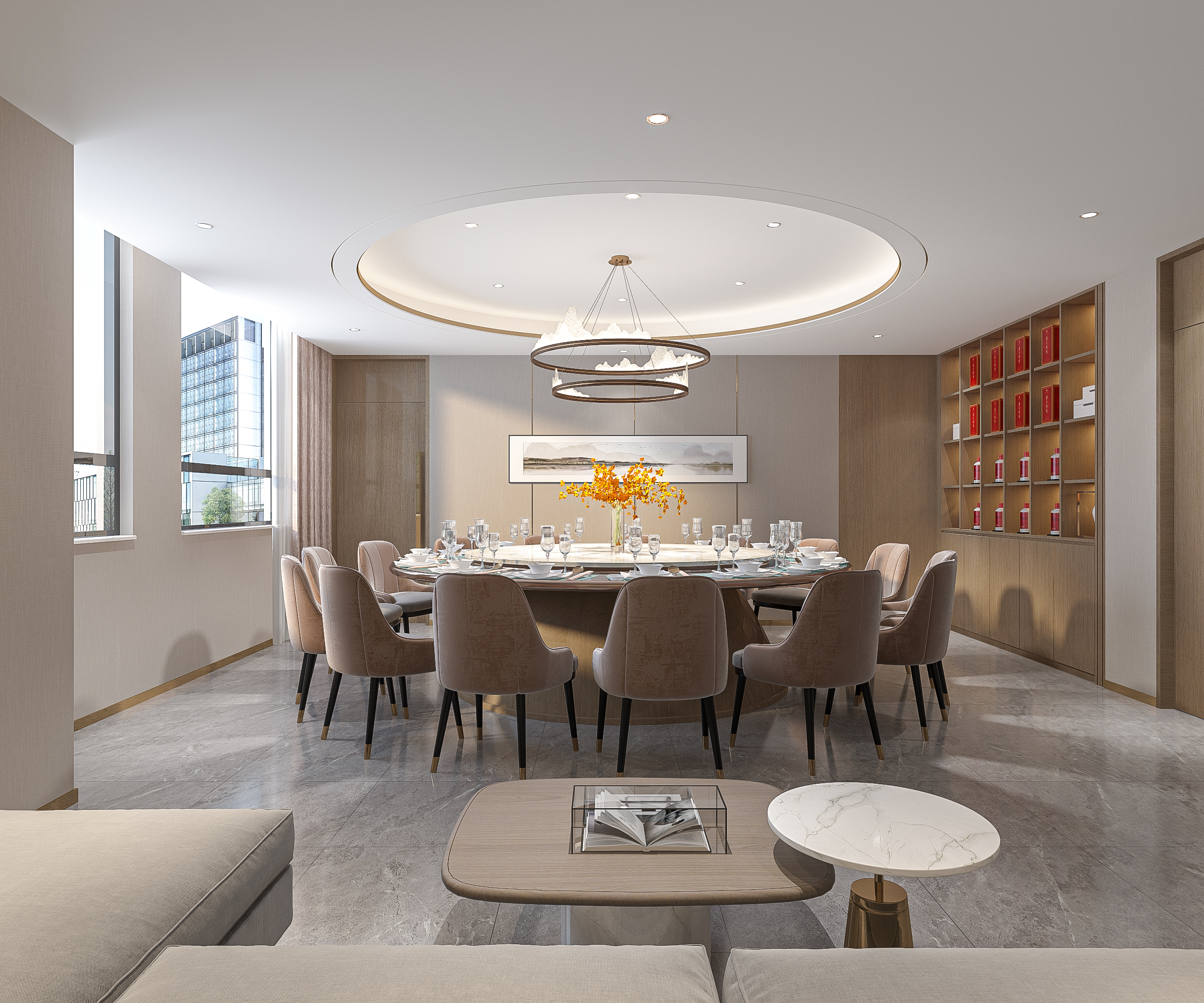 酒企办公室装修设计案例-8