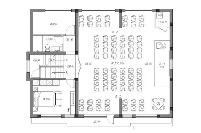 康盛装饰打造 600㎡自然森系空间-10