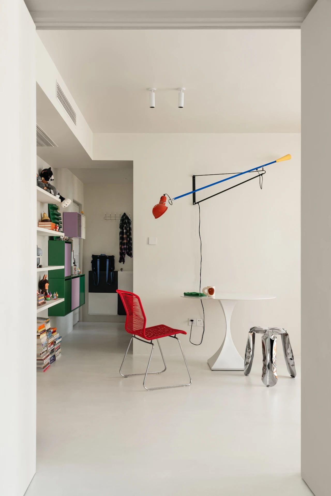 氧气空间 · 孟菲斯艺术元素注入现代独居女孩空间丨中国北京丨安之见舍空间设计事务所-27