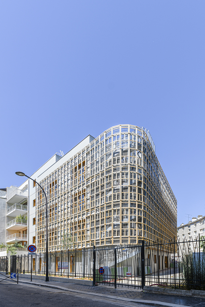 巴黎循环经济幼儿园,创新再利用设计-31