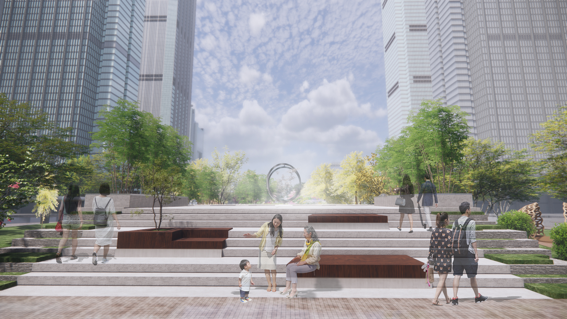 疗愈理念下的北京CBD公园景观设计丨中国北京-1