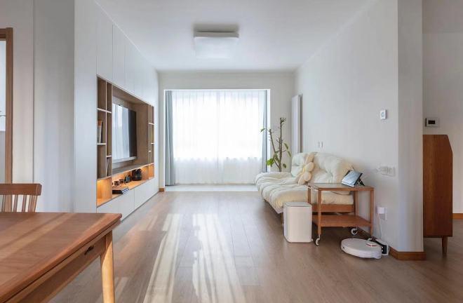 原木++奶白,温馨治愈的宜居之家-8