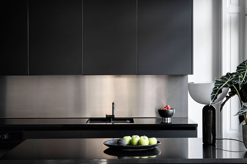 斯德哥尔摩优雅公寓 | 灰色调的精致魅力-10