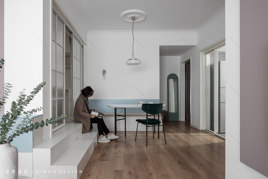 成都金科东方雅郡·蓝月亮 home,打造法式复古明亮北欧风居所-0