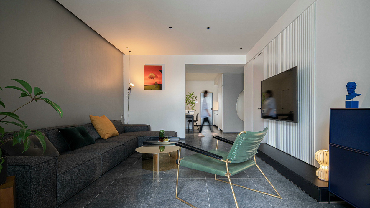 素图空间设计 | 146m2简约设计，满满的艺术格调！-19