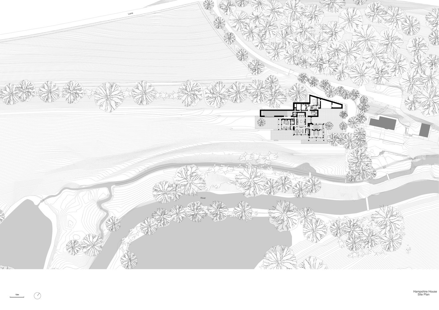 汉普郡住宅 | 融入自然的双层景观之家-47