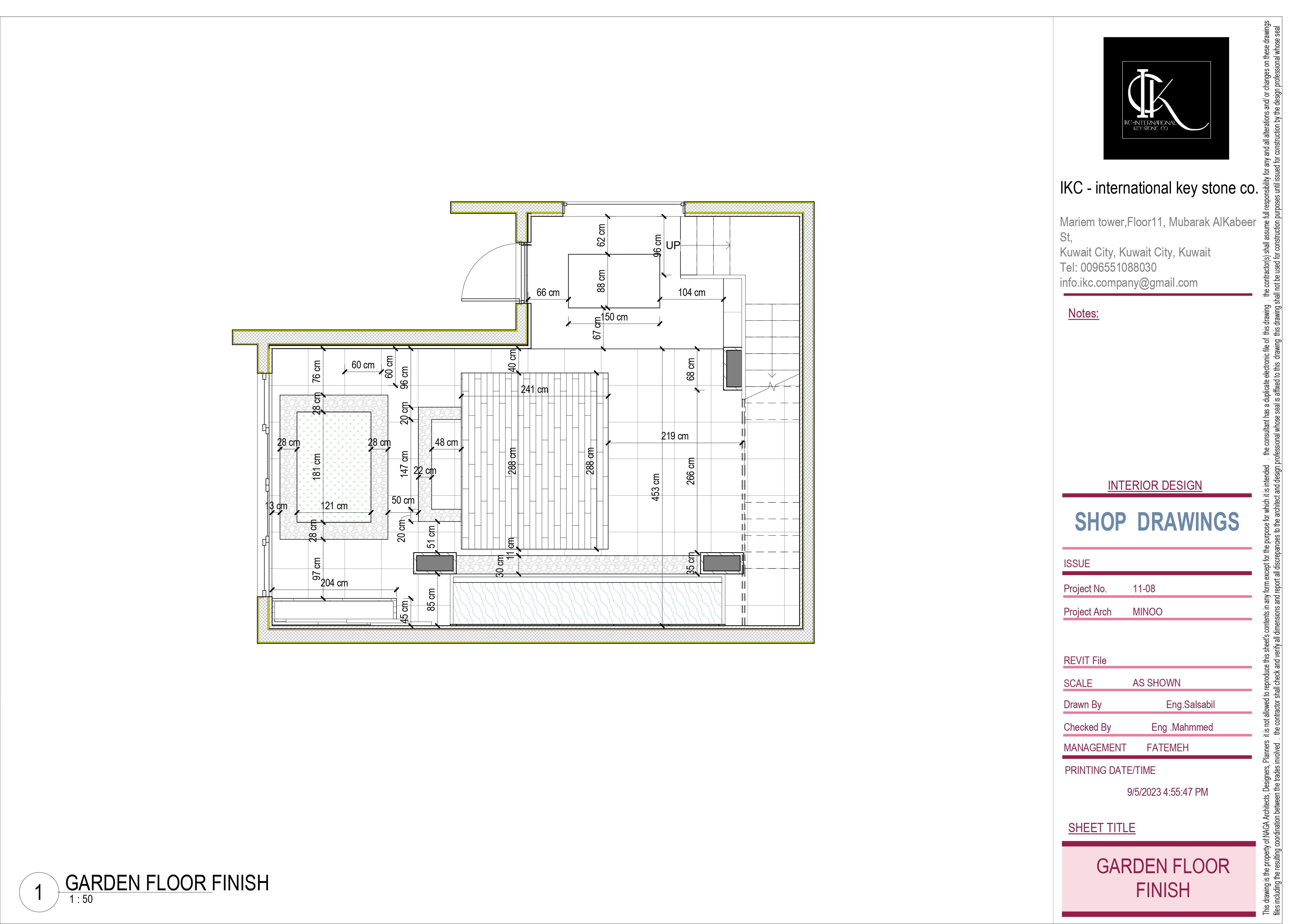 Shop Drawing Villa Garden-1