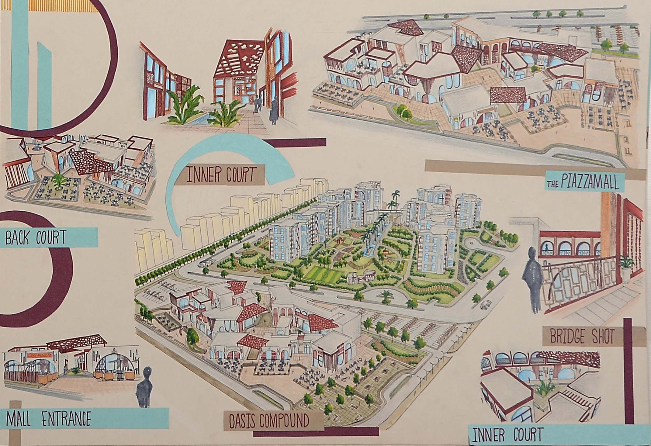 绿洲住宅小区丨3rd Year Architecture-8