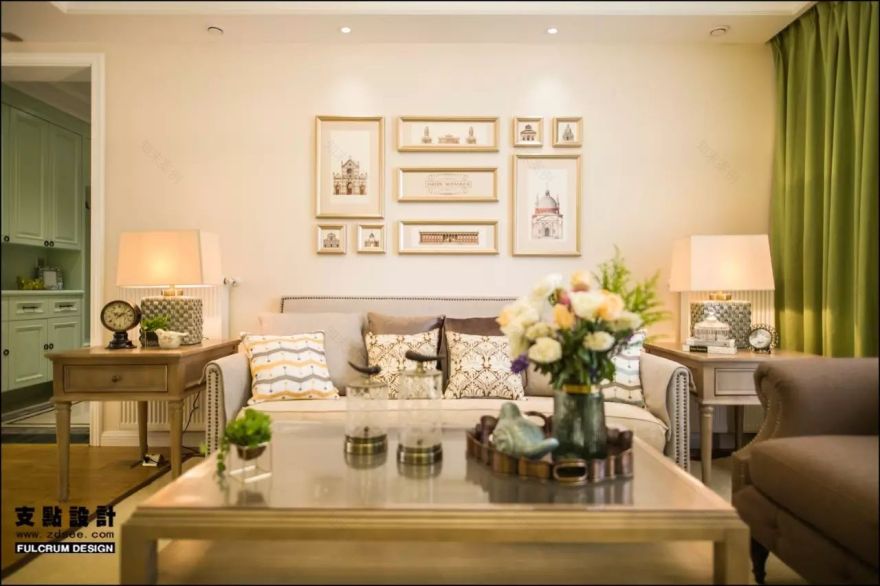 现代美式家居,打造温暖阅读空间-26