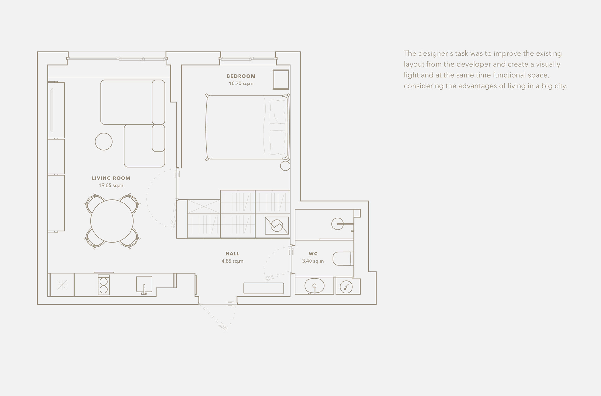 39平米小户型 极致设计！-0