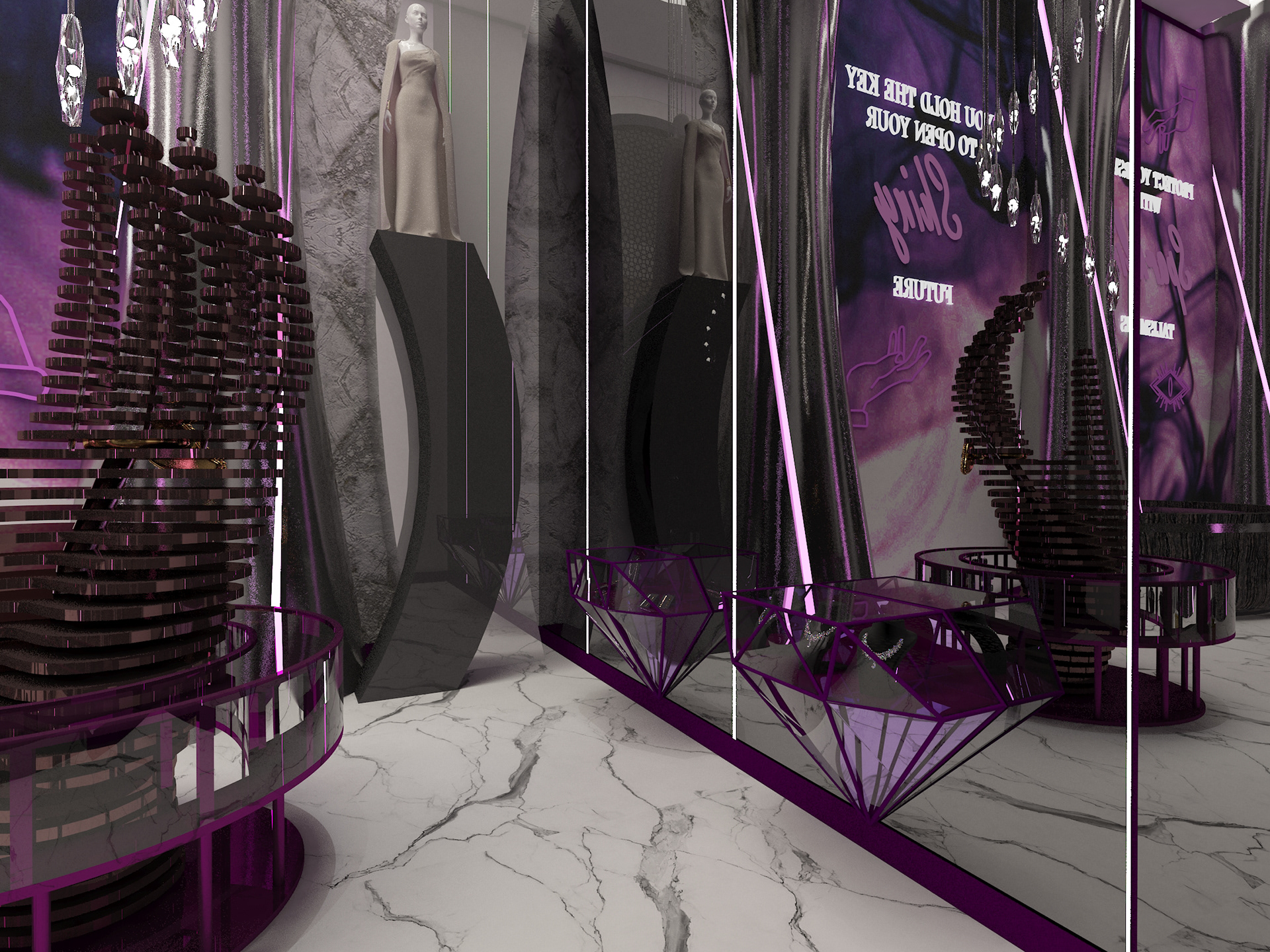 施华洛世奇店铺设计丨EKİN ELİNÇ-4