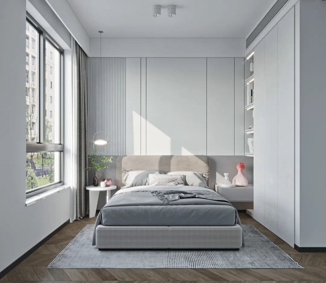 万达天玺现代轻奢住宅丨中国西安丨西安.大小空间设计-24