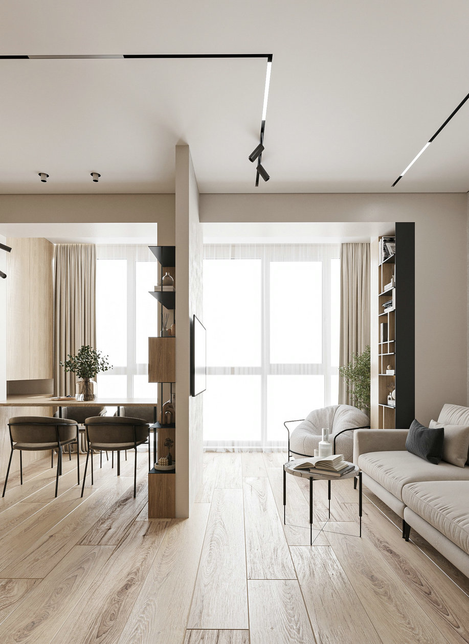 原木风小空间公寓设计-3