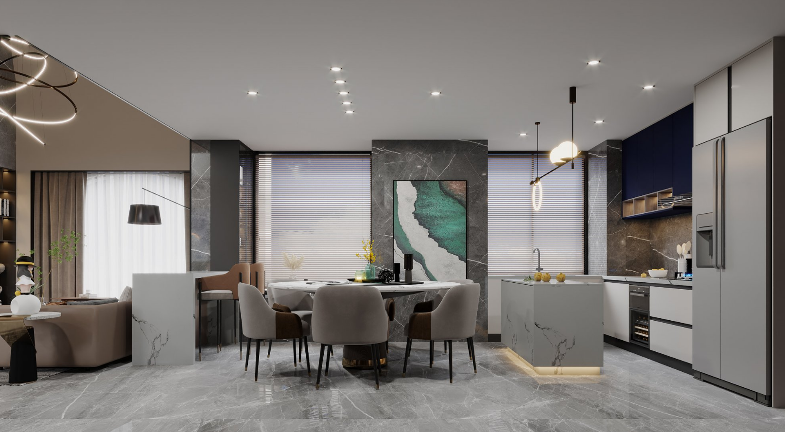 现代轻奢高级感 颜值绝了-2