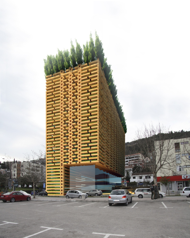 “Сад” 公寓酒店竞赛项目丨罗马尼亚德瓦丨Тотан Кузембаев 建筑工作室-18